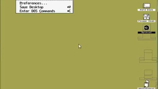 OpenGem in FreeDOS смотреть онлайн
