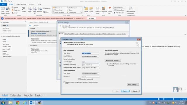 Jak nastavit SMTP server v Outlooku 2013 смотреть онлайн