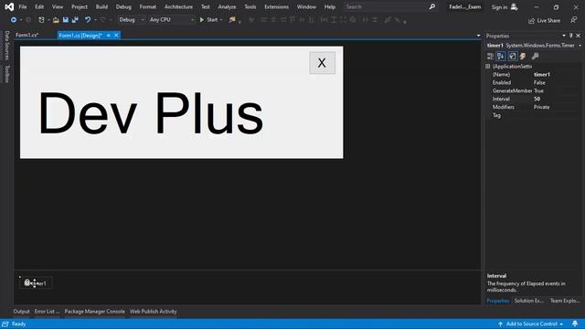 Fade In And Fade Out For Windows Forms Applications смотреть онлайн