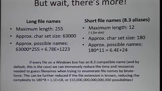 Shmoocon 2010: Windows File Pseudonyms: Strange filenames and haiku 1/3 смотреть онлайн