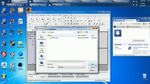 Windows 7 - Record what you hear with Audacity смотреть онлайн