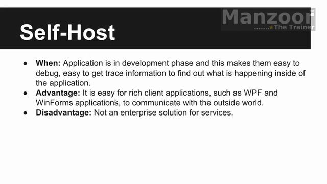 Understanding Self Host (WCF Part - 12) смотреть онлайн