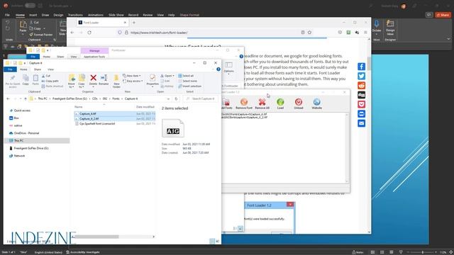 Temporarily Installing Fonts with Font Loader смотреть онлайн