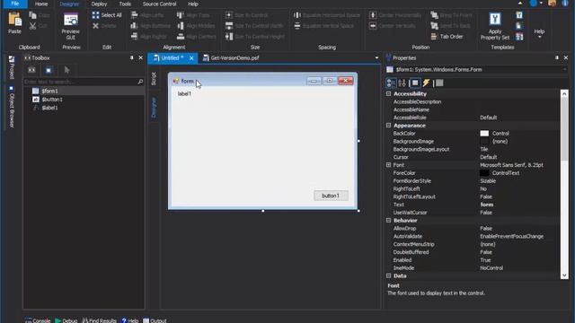 My First Form #2: Controls and Properties смотреть онлайн