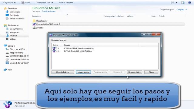 Montar un ISO facil con WinCDEmu Portable смотреть онлайн