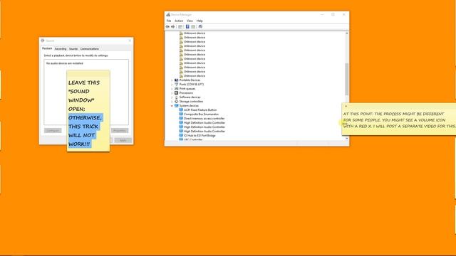 Windows 10 No Sound / No Audio Devices Problem Fix смотреть онлайн