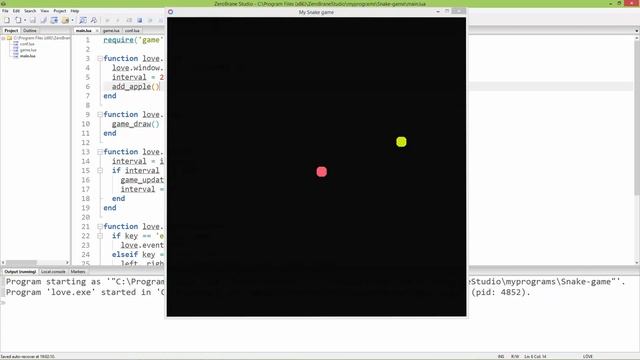 Create a Snake game in Love2d and Lua - part 3 смотреть онлайн