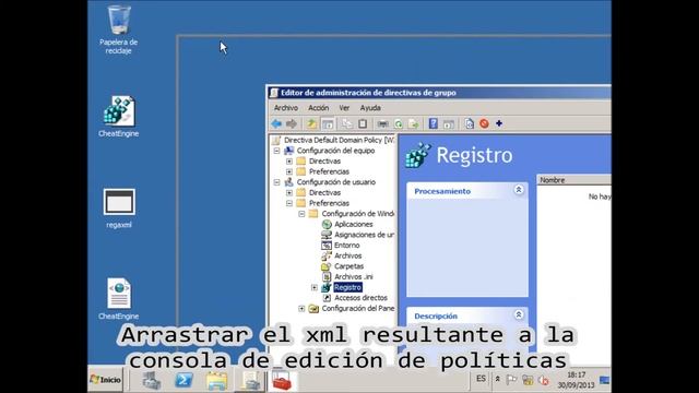 Importar fichero de registro a GPO en Windows 2008 con reg-a-xml смотреть онлайн