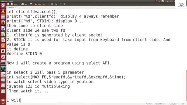 full duplex socket programming in c | Part-2 by JavaTech 123 смотреть онлайн