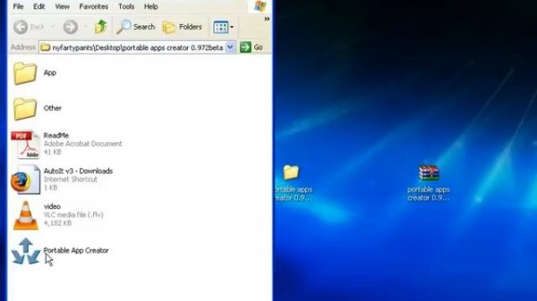 Free Portable Apps Creator 0.972 beta tutorial
