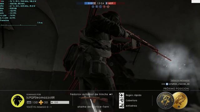 Battlefield 1 - FORTE VAUX 1440p ULTRA - RX 5700XT смотреть онлайн