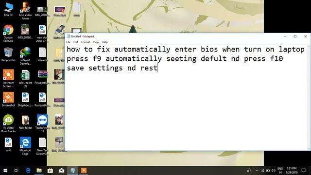 fix error automatically enter bios when turn on laptop смотреть онлайн