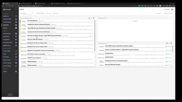 Demonstration of Microsoft Defender for IOT platform смотреть онлайн