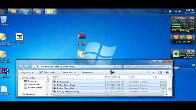 Descarga Cursor Pulse Glass смотреть онлайн