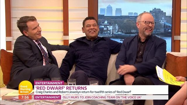 Craig Charles and Robert Llewellyn Have Everyone in Stitches! | Good Morning Britain смотреть онлайн