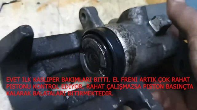 Pejo 307 Arka Kaliper Tamiri - Rear Caliper Repair смотреть онлайн