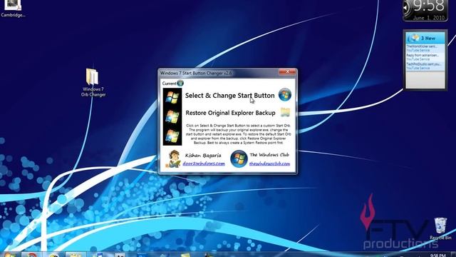 *REQUESTED* How to change your Windows 7/Vista Start Orb! смотреть онлайн
