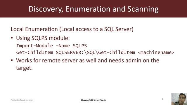 Abusing SQL Server Trusts in a Windows Domain : Discovering SQL Server within the Domain смотреть онлайн