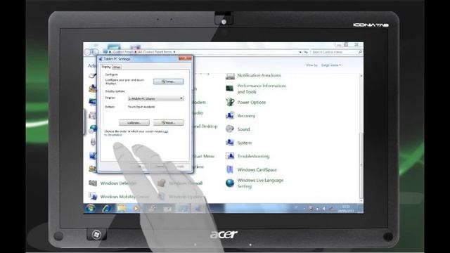 How to calibrate the W500's Touchscreen (English) смотреть онлайн