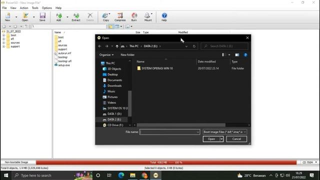 TUTORIAL CARA MEMBUAT FILE ISO DENGAN POWER ISO смотреть онлайн