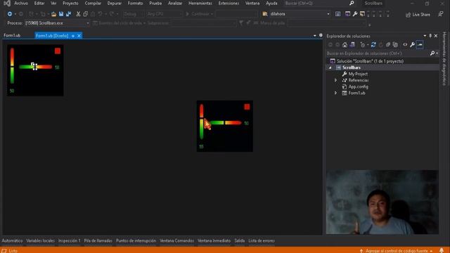 ScrollBars personalizado en visual studio смотреть онлайн