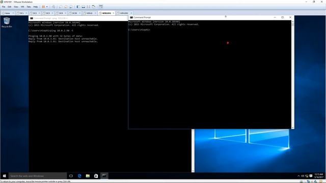 Set Up Routing Between Networks in VMware Workstation ( Using a Windows Server 2016 as Router ) смотреть онлайн