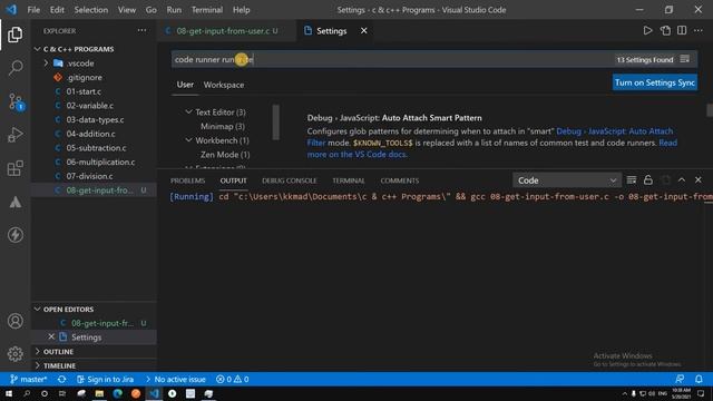 #10 Take input from user in c program | Visual Studio Code: Take Input From User | In HINDI смотреть онлайн