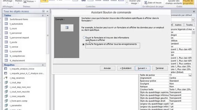 Access 2010 - Formulaire menu смотреть онлайн
