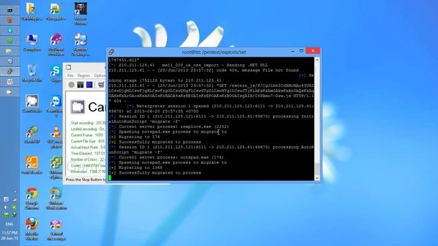 [metasploit] - xâm nhập máy tính qua lỗ hổng IE8 смотреть онлайн