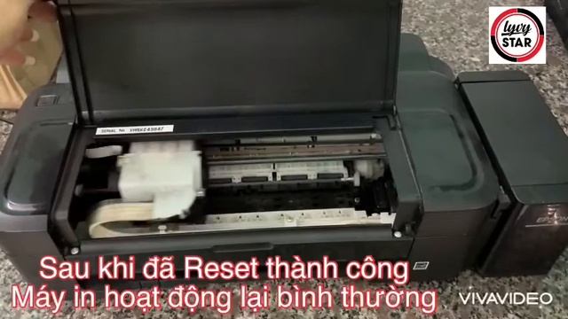Reset máy in phun màu Epson L310 tràn bộ đếm - nháy 2 đèn đỏ luân phiên смотреть онлайн