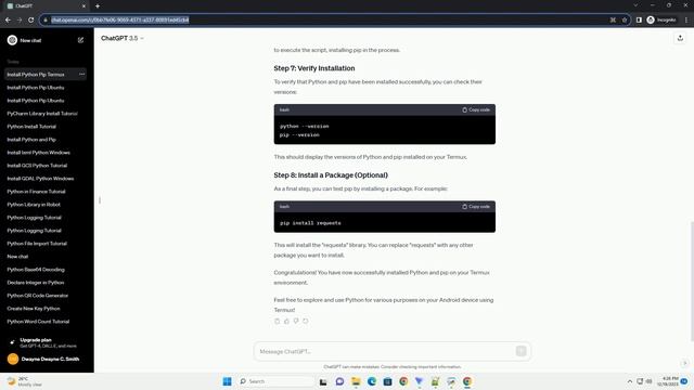 install python pip termux смотреть онлайн