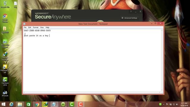 WebRoot SecureAnywhere Antivirus V 9.0.23.32 2018|2019 premium key | activation key full version смотреть онлайн