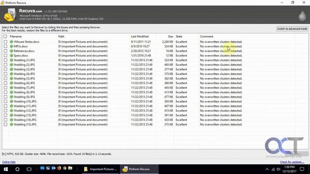 Recuva File Recovery Utility - Recover Deleted Files