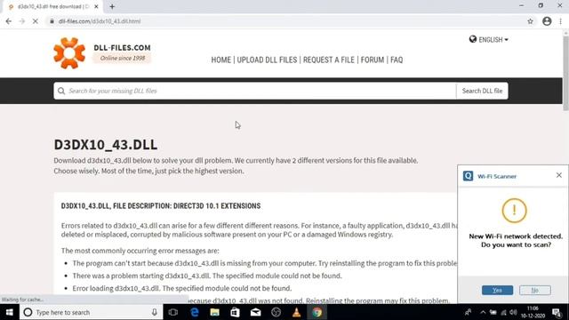 The code execution cannot proceed because d3dx10_43.dll was not found.Reinstalling the program fix смотреть онлайн