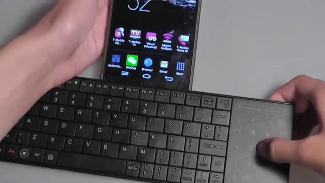 Bluetooth Keyboard with Track pad and Number. смотреть онлайн