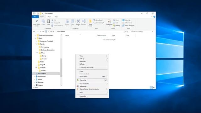 Windows: Copy files to a new folder (automatically) each time using Copywhiz. смотреть онлайн