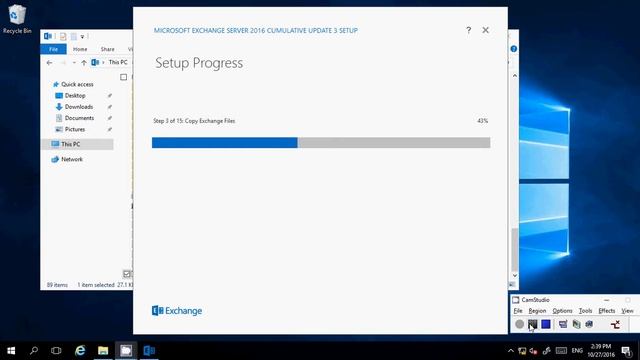 Install Exchange Server 2016 CU3 On Windows Server 2016 смотреть онлайн