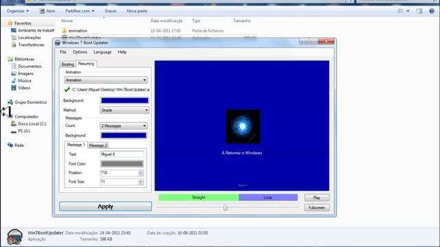 Como mudar o boot do windows 7 (como mudar a imagem de inicio do windows 7) смотреть онлайн
