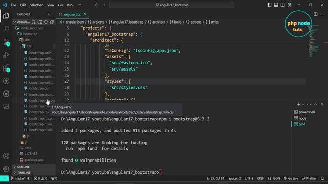 ⚡How to install Bootstrap 5 in Angular 17 | Install Bootstrap 5 in angular 17 | Angular Bootstrap смотреть онлайн