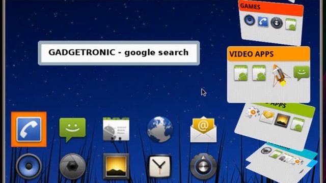Android Home Screen for MID and Tablets 2 (Android 2.2) смотреть онлайн