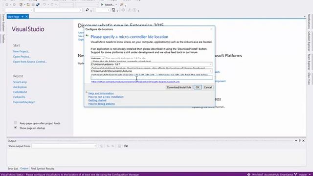 Arduino Development with Visual Studio and Visual Micro смотреть онлайн