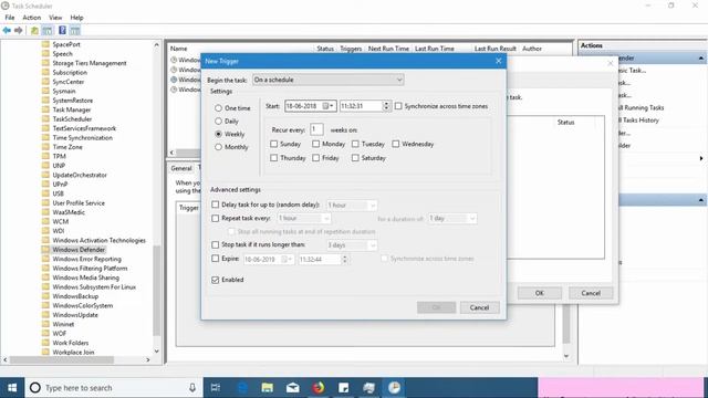 How to Protect PC || Schedule Task Windows 10 Defender Antivirus смотреть онлайн