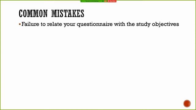 Points to Consider and Common Mistakes when Designing a Research Questionnaire смотреть онлайн