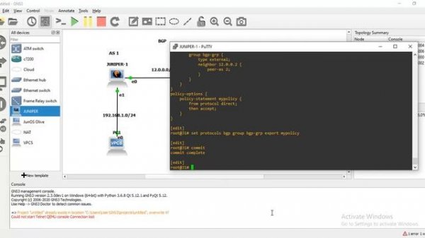 Juniper Routing - BGP Neighborhood - I - Class 6 - Juniper Tutorial In Bengali