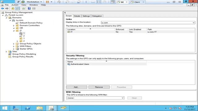 Module 11 + 12 Implementing Group Policy Part 1 смотреть онлайн