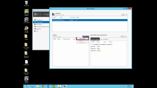 How to Team Network Adapters in Windows 2012 смотреть онлайн