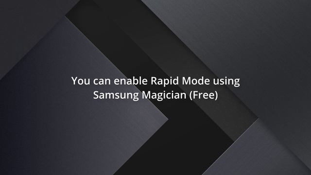Samsung 860 EVO 250GB - Rapid Mode ON vs OFF смотреть онлайн