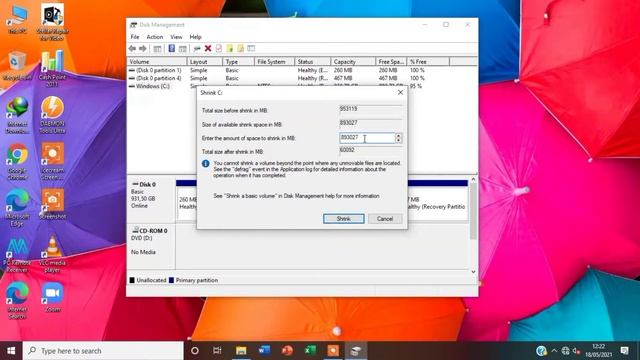 Cara Menambah Partisi Hardisk atau Local Disk D, E di Windows 10 смотреть онлайн