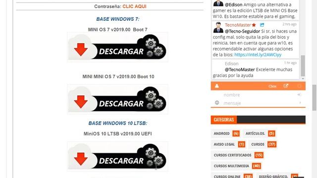 Descargar Windows MiniOS -v2019.00 BASE W7 Y W10 смотреть онлайн