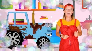 Синий трактор учит мыться песенка.